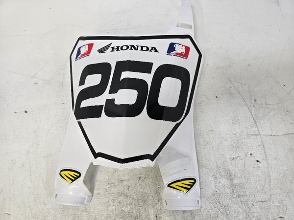 PLATE, FR. NUMBER (HONDA CR250 2003) (61136-MEB-770ZA)